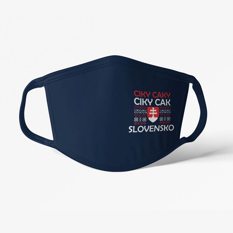 ciky caky modre SK Rúško Slovensko Ciky Caky Ciky Cak tmavomodré