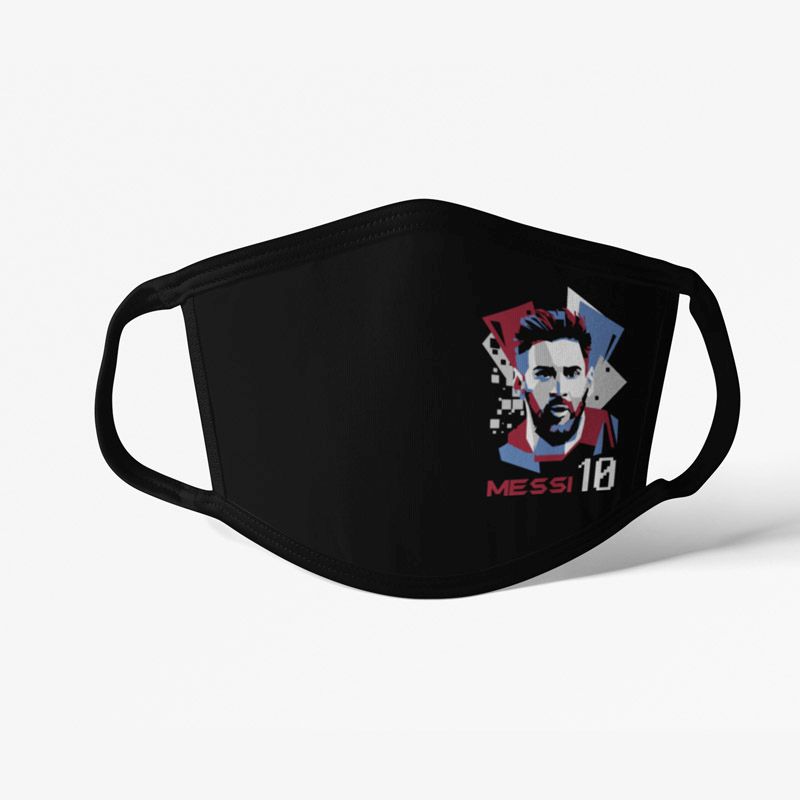 messi rusko cierne Rúško Messi Barcelona čierne