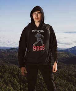 pullover hoodie of a man hiking a mountain 30498 1 Mikina Liverpool Boss čierna