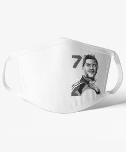 ronaldo rusko biele Futbalové rúško Ronaldo biele