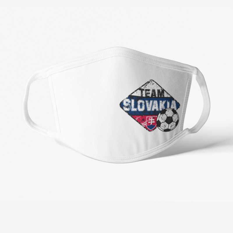 team slovakia biele Rúško Slovensko Team Slovakia biele