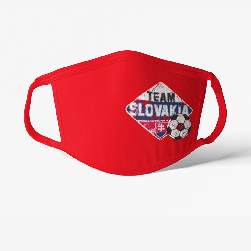 team slovakia cervene Rúško Slovensko Team Slovakia červené