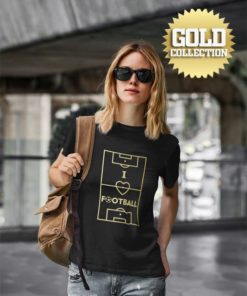 Tričko I Love Football GOLD COLLECTION