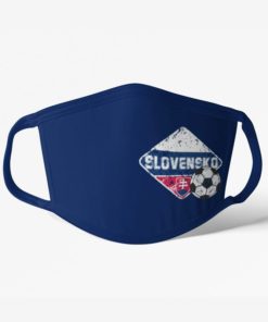 Futbalové rúško tím Slovensko tmavomodré