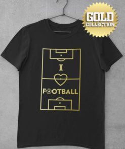 Tričko I Love Football GOLD COLLECTION