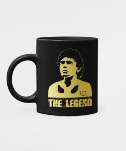 Hrnček Maradona Legenda čierny