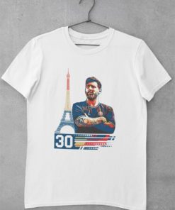 Tričko Messi 30 modré, biele a čierne