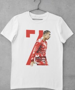tricko ronaldo 7 biele