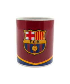 Hrnček FC Barcelona v klubových farbách s logom