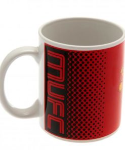 Hrnček Manchester United a nápis MUFC