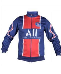 Detská mikina Messi PSG 202122 replika modrá predná strana