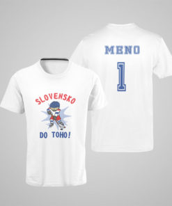 Hokejové tričko SLOVENSKO DO TOHO biele