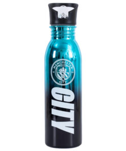 Fľaša Manchester City 700ml metallic bledomodrá