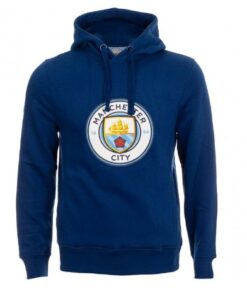 Mikina Manchester City s logom tmavomodrá 2024