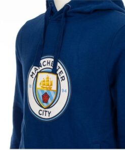 Mikina Manchester City s logom tmavomodrá 2024