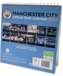 Stolový kalendár Manchester City 2023 mesiace