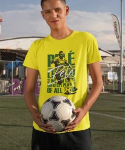 Tricko Pele Legend zlte chlapcenske