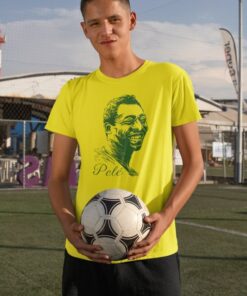 Tričko Pelé žlté chlapčenské