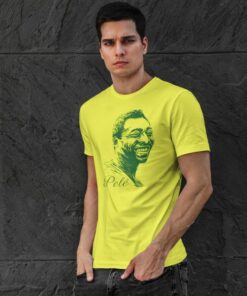 Tričko Pelé žlté pánske