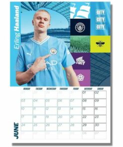 Kalendár Manchester City 2024 Haaland
