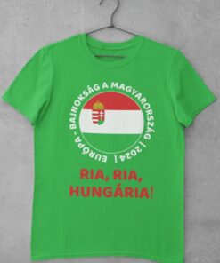 Tričko Maďarsko EURO 2024 - zelené