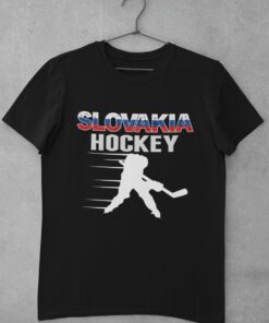 Hokejové tričko Slovakia hockey - čierne
