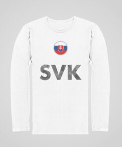 Tričko SVK 2024 s dlhým rukávom - biele