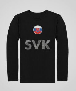 Tričko SVK 2024 s dlhým rukávom - čierne