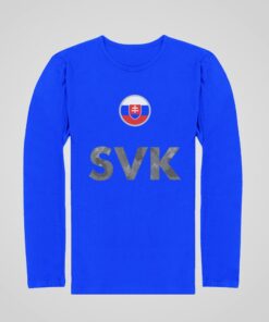Tričko SVK 2024 s dlhým rukávom - modré