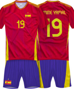 Detský dres Yamal Španielsko 2024 replika - sada