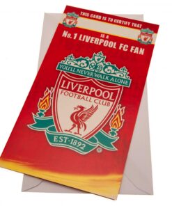 Narodeninová karta Liverpool Fan