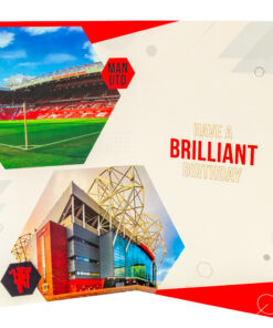 Narodeninová rodinná karta Man United s nálepkami - venovanie