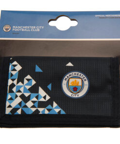 Peňaženka Manchester City s logom na suchý zips - oficiálny produkt