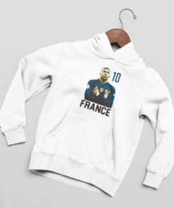 Mikina Mbappe France 10 - biela