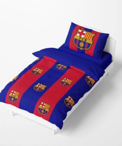 Posteľné obliečky FC Barcelona 135x200cm pásikované