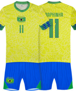Detský dres Raphinha Brazília 2025 - sada