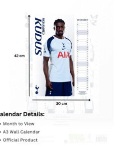 kalendar tottenham 2026 a3 4