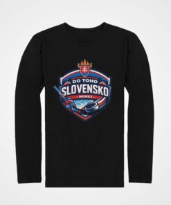tricko s dlhym rukavom slovensko do toho erb cierna