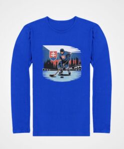 tricko s dlhym rukavom slovensko hokejista modra