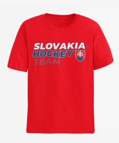tricko slovakia hockey team cervena