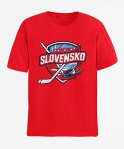 tricko slovensko hokejky cervena