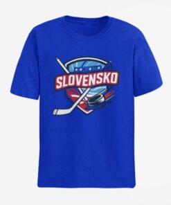 tricko slovensko hokejky modra