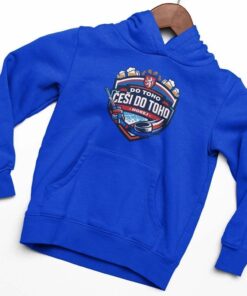 mikina s kapucni cesi do toho erb modra