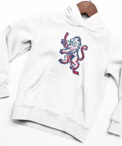 mikina s kapucni cesky lev bila