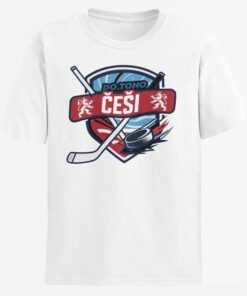 tricko cesi hokejky bila