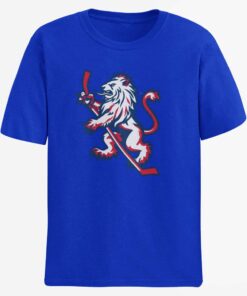 tricko cesky lev modra