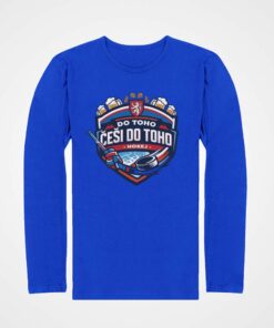 tricko s dlouhym rukavem cesi do toho erb modra