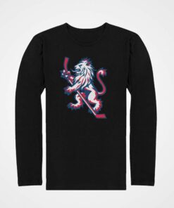 tricko s dlouhym rukavem cesky lev cerna